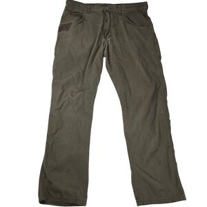 Wrangler Workwear Pants‎ Cotton Canvas Rip Stop Carpenter Utility Olive 36x30